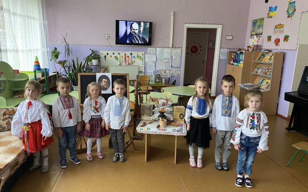 Вшанування Великого Кобзаря Тараса Шевченка.